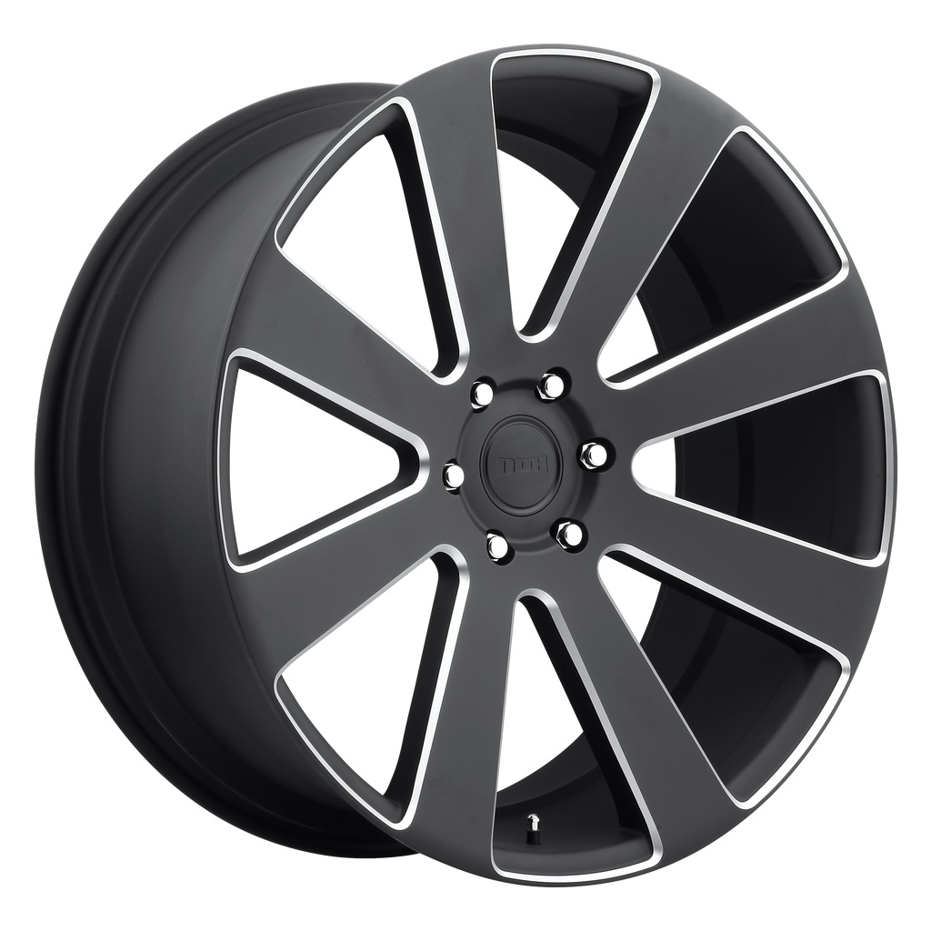 DUB 1PC S187 8-BALL 26x10 30 6x139.7/6x5.5 MATTE BLACK MILLED