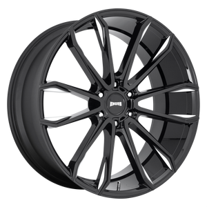 DUB 1PC S252 CLOUT 24x10 30 6x139.7/6x5.5 GLOSS BLACK MILLED