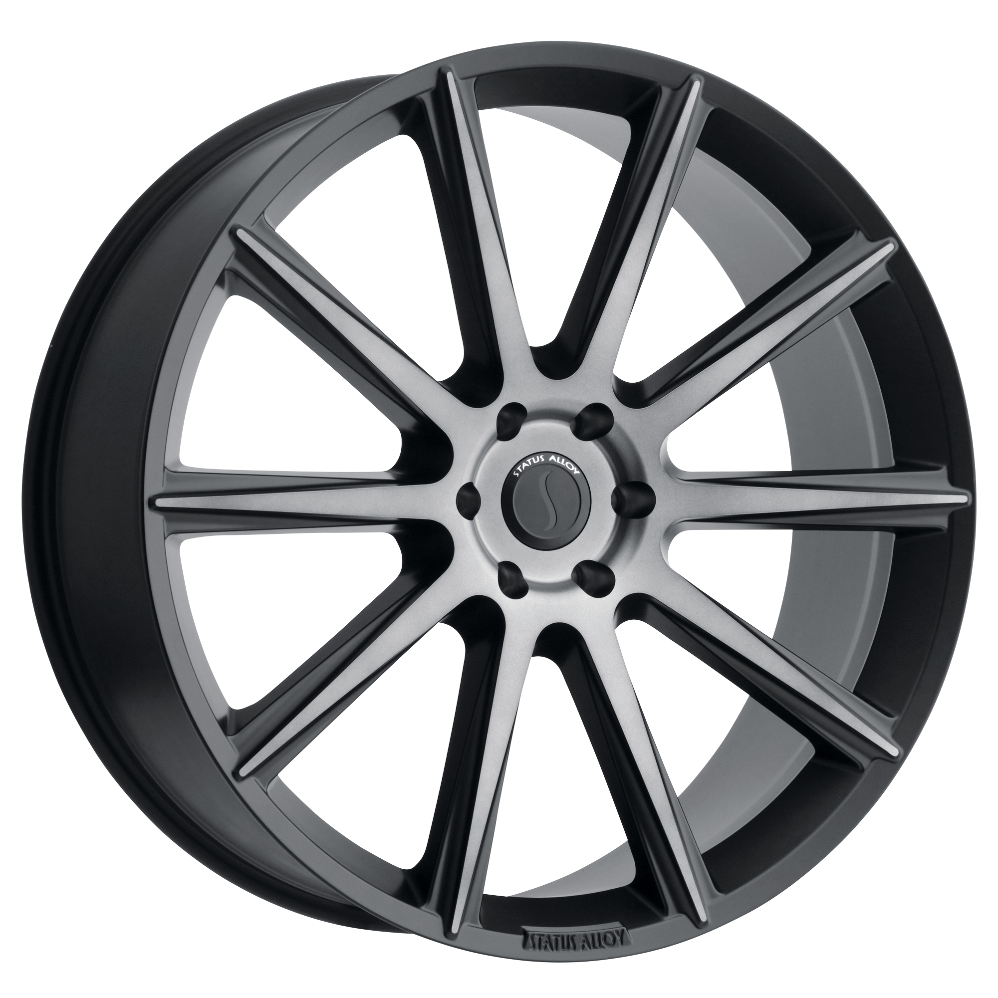 STATUS ZEUS 24X9.5 30 5X114.3 CARBON GRAPHITE