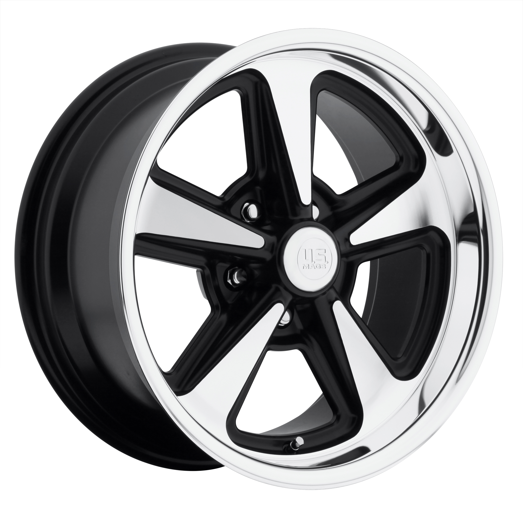 US Mag 1PC U109 BANDIT 18x8 1 5x114.3/5x4.5 MATTE BLACK MACHINED