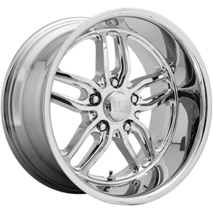 US Mag 1PC U127 CTEN 18x9.5 1 5x120.65/5x4.75 CHROME PLATED