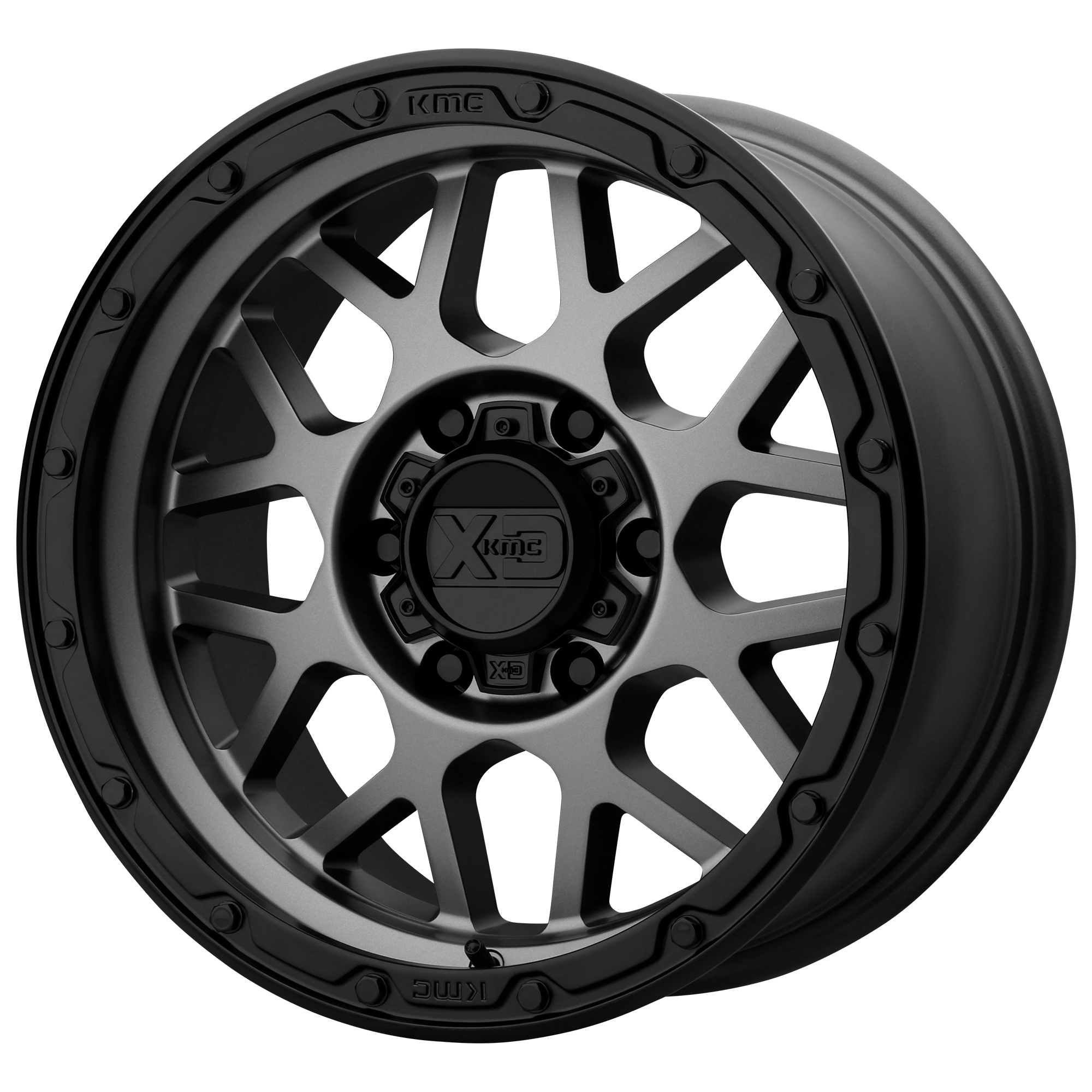 XD XD135 GRENADE OR 16x8 -6 6x139.7/6x5.5 Matte Gray Matte Black Lip