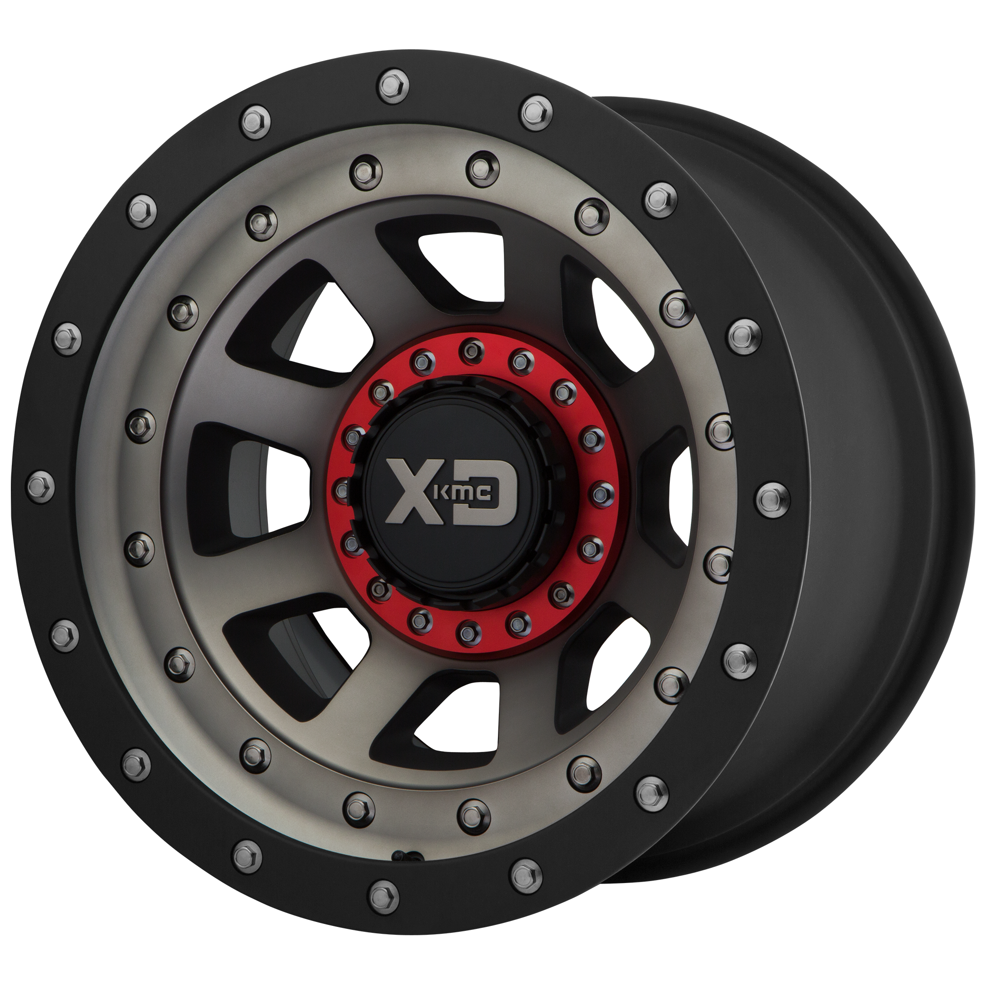 XD XD137 FMJ 17x9 -12 6x135/6x139.7/6x135/5.5 Satin Black Dark Tint