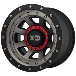 XD XD137 FMJ 17x9 -12 6x135/6x139.7/6x135/5.5 Satin Black Dark Tint