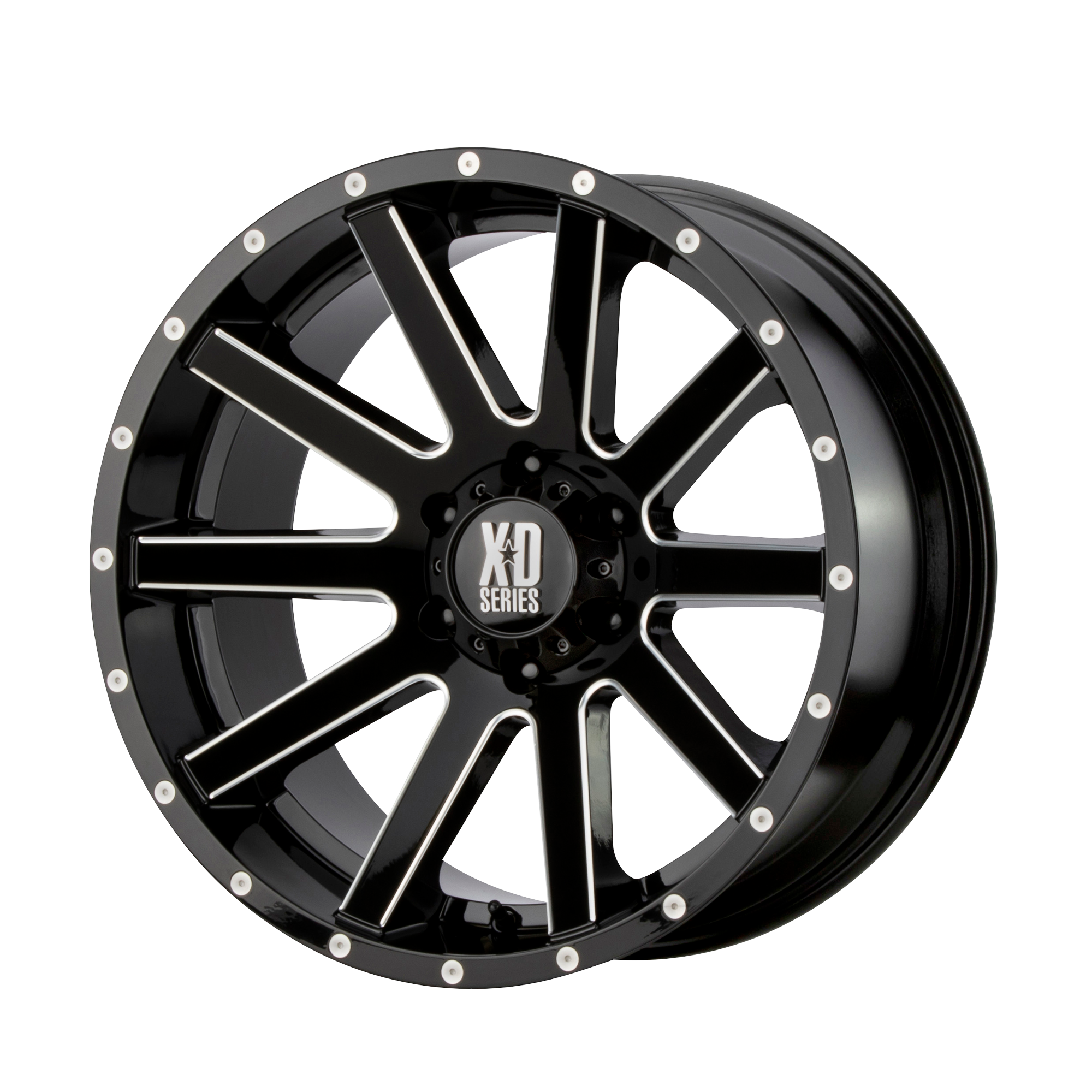 XD XD818 HEIST 16x8 10 6x139.7/6x5.5 Gloss Black Milled