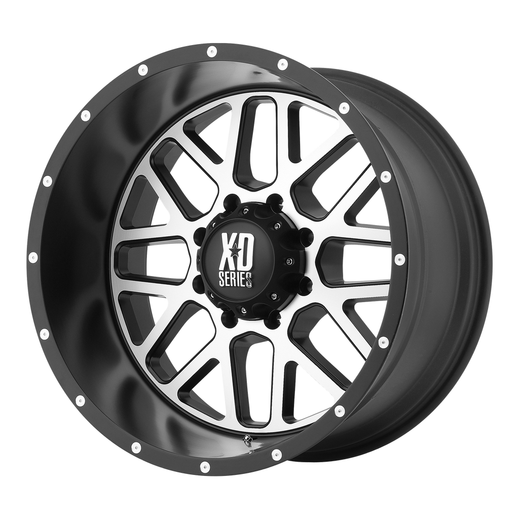 XD XD820 GRENADE 20X10 -24 6X135 SATIN BLACK MACHINED FACE