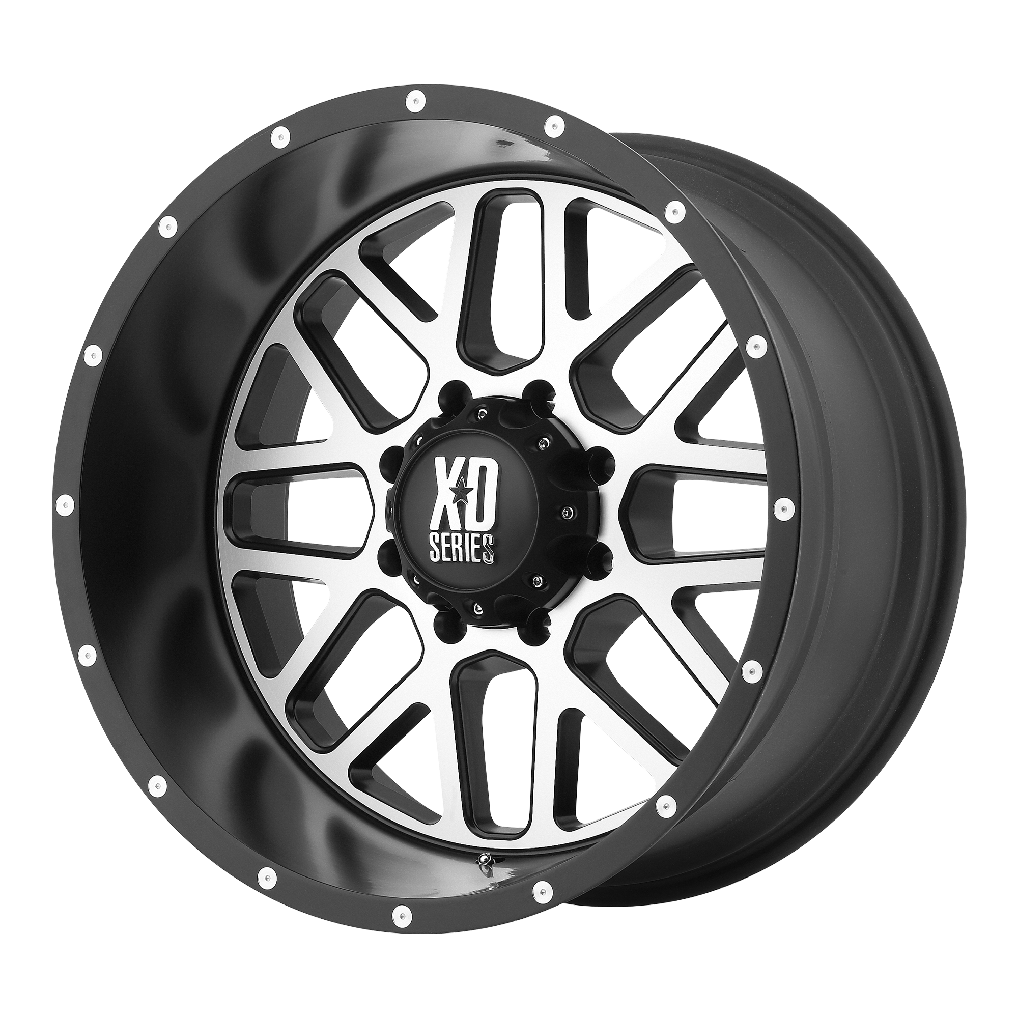 XD XD820 GRENADE 20X10 -24 6X135 SATIN BLACK MACHINED FACE