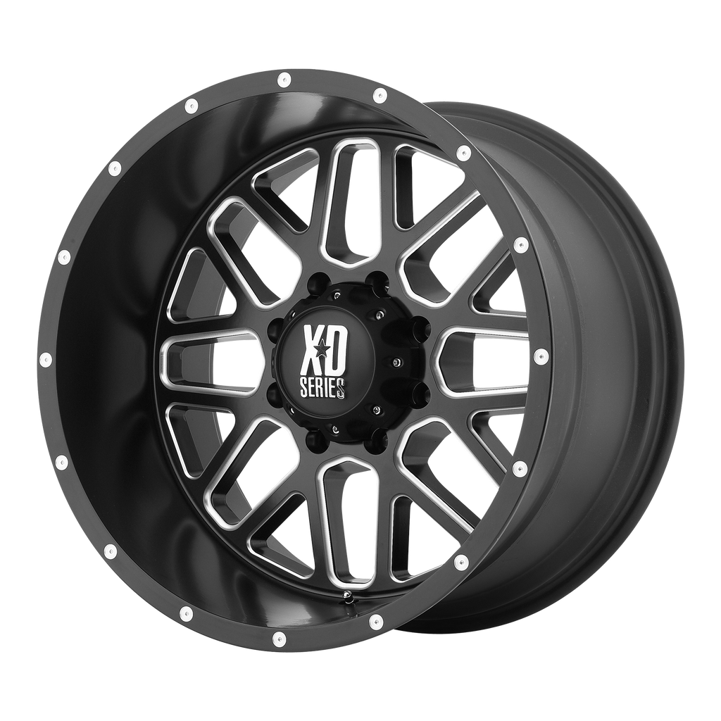 XD XD820 GRENADE 22X10 -24 6X135/6X5.3 Satin Black Milled