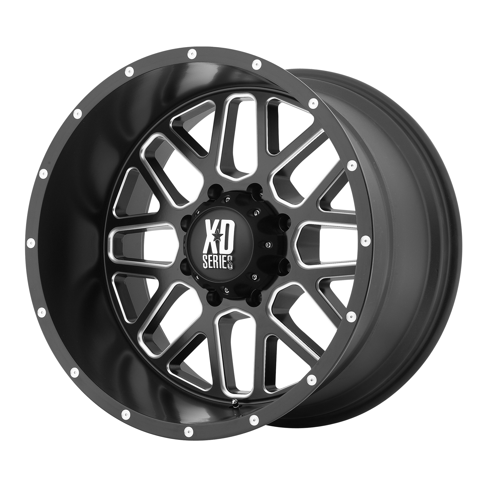 XD XD820 GRENADE 22X10 -24 6X135/6X5.3 Satin Black Milled