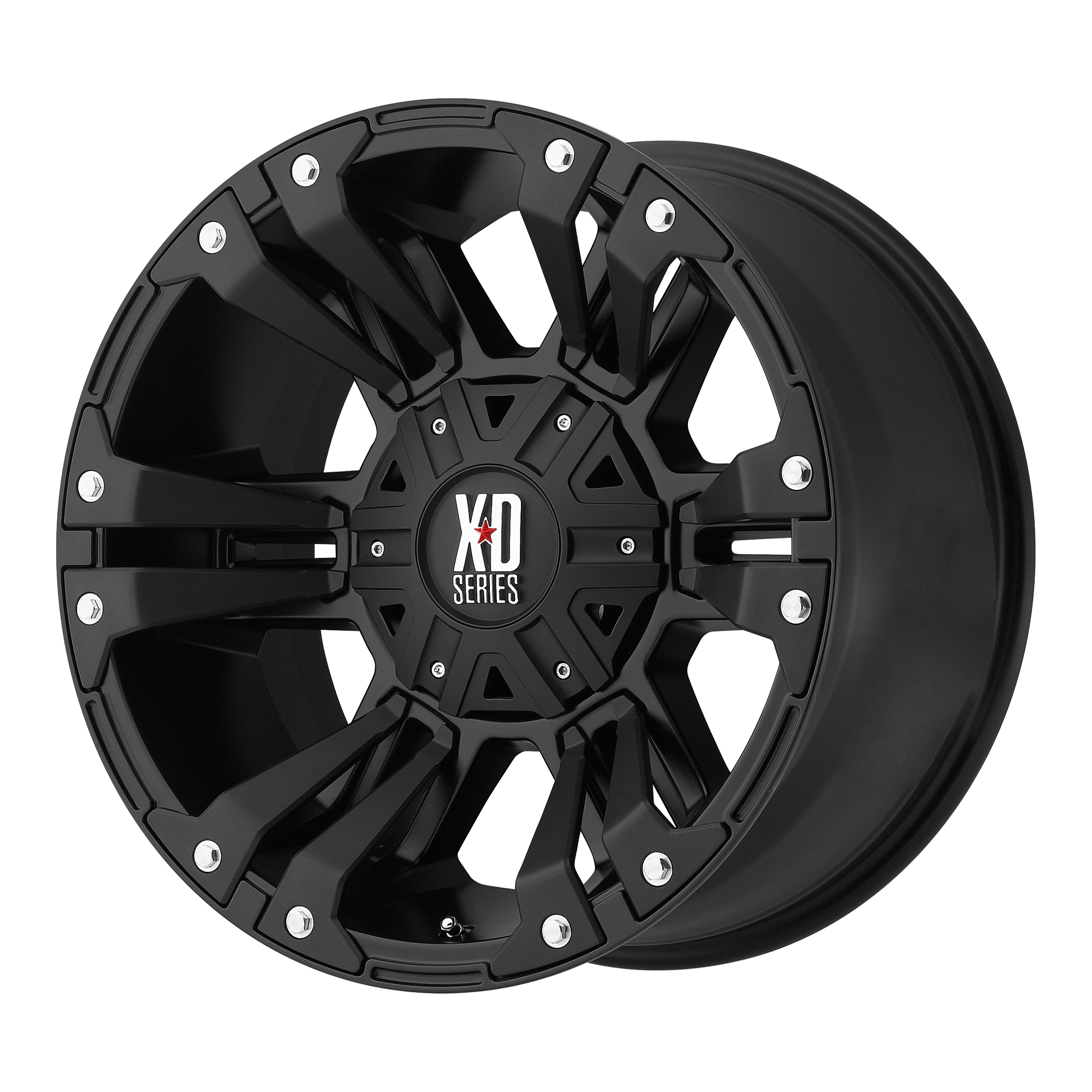 XD XD822 MONSTER II 20X10 -24 6X135/6X5.3/6X139.7/6X5.5 Matte Black