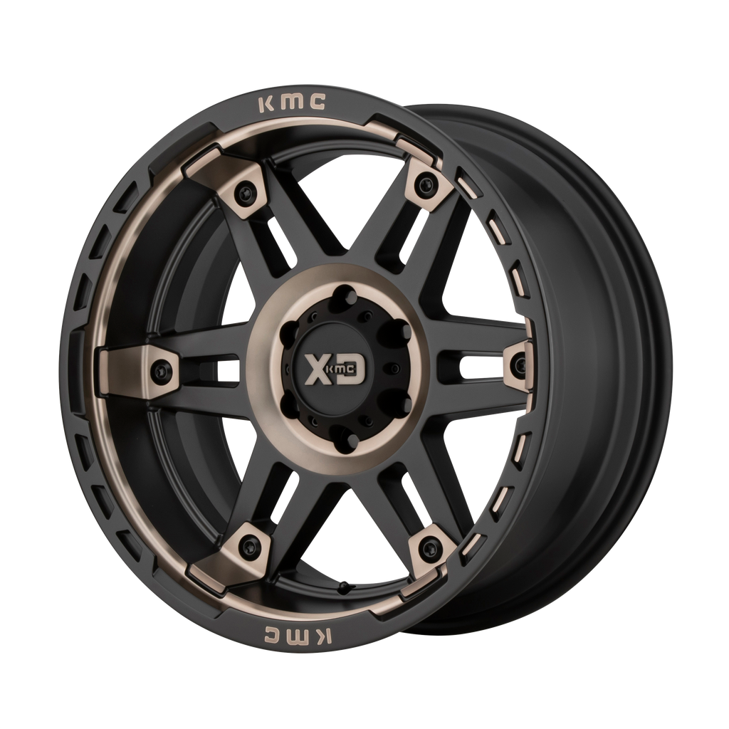 XD XD840 SPY II 17x9 -12 6x139.7/6x5.5 Satin Black Dark Tint