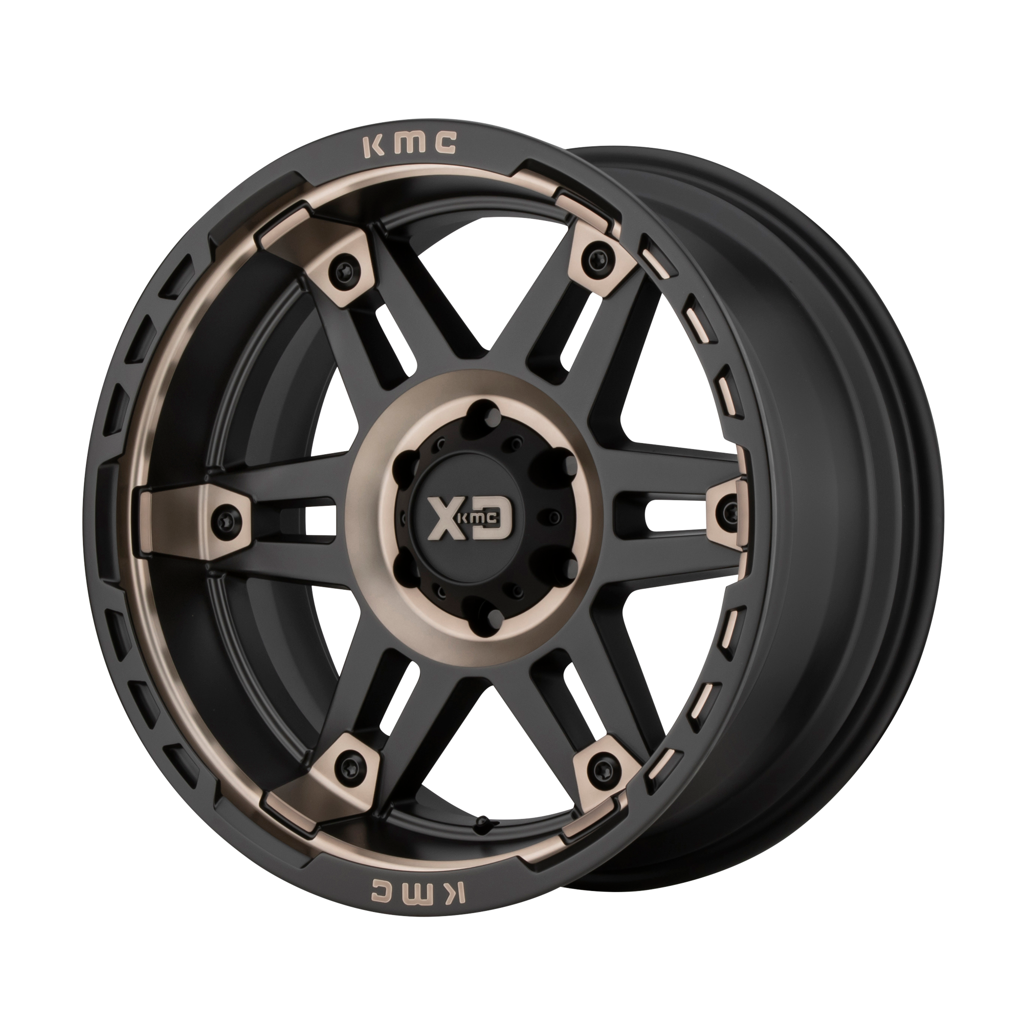 XD XD840 SPY II 17x9 -12 6x139.7/6x5.5 Satin Black Dark Tint