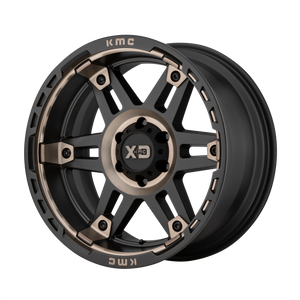 XD XD840 SPY II 17x9 -12 6x139.7/6x5.5 Satin Black Dark Tint