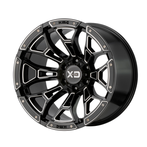 XD XD841 BONEYARD 20X9 0 6X135/6X5.3 Gloss Black Milled