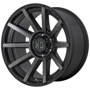 XD XD847 OUTBREAK 22x10 12 6x135/6X5.3 Satin Black With Gray Tint