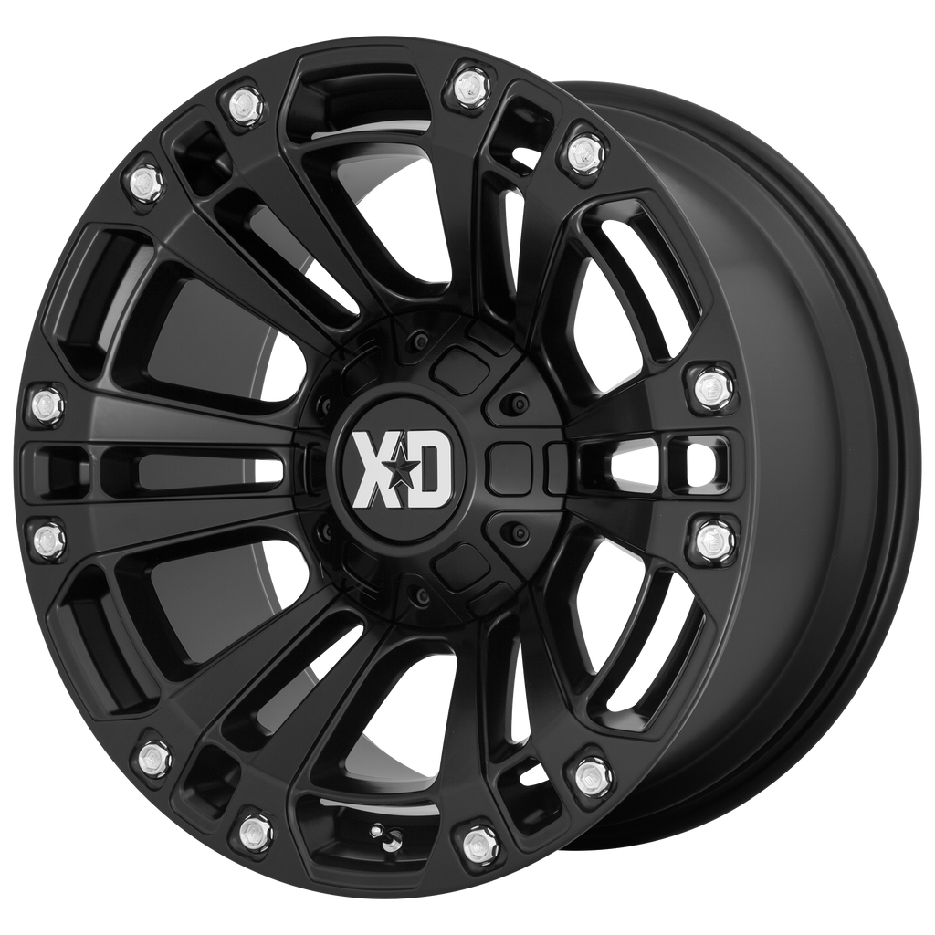 XD XD851 MONSTER 3 20x10 -18 6x135/6x139.7/6x135/5.5 Satin Black