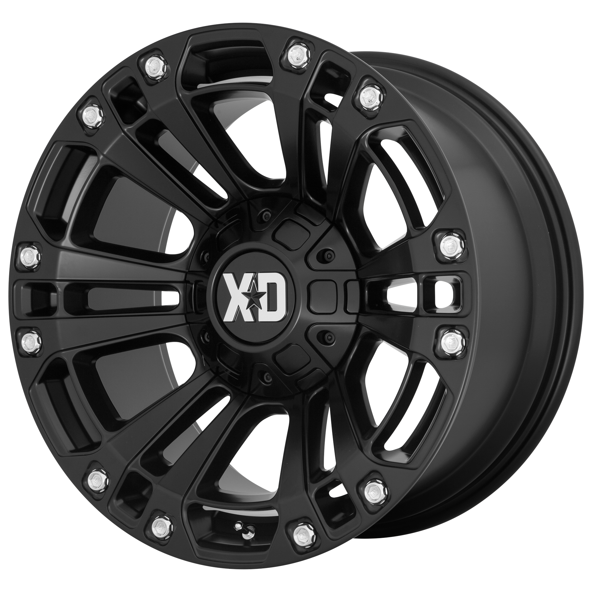 XD XD851 MONSTER 3 20x10 -18 6x135/6x139.7/6x135/5.5 Satin Black