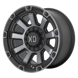 XD XD852 GAUNTLET 20x10 -18 6x135/6x139.7/6x135/5.5 Satin Black With Gray Tint