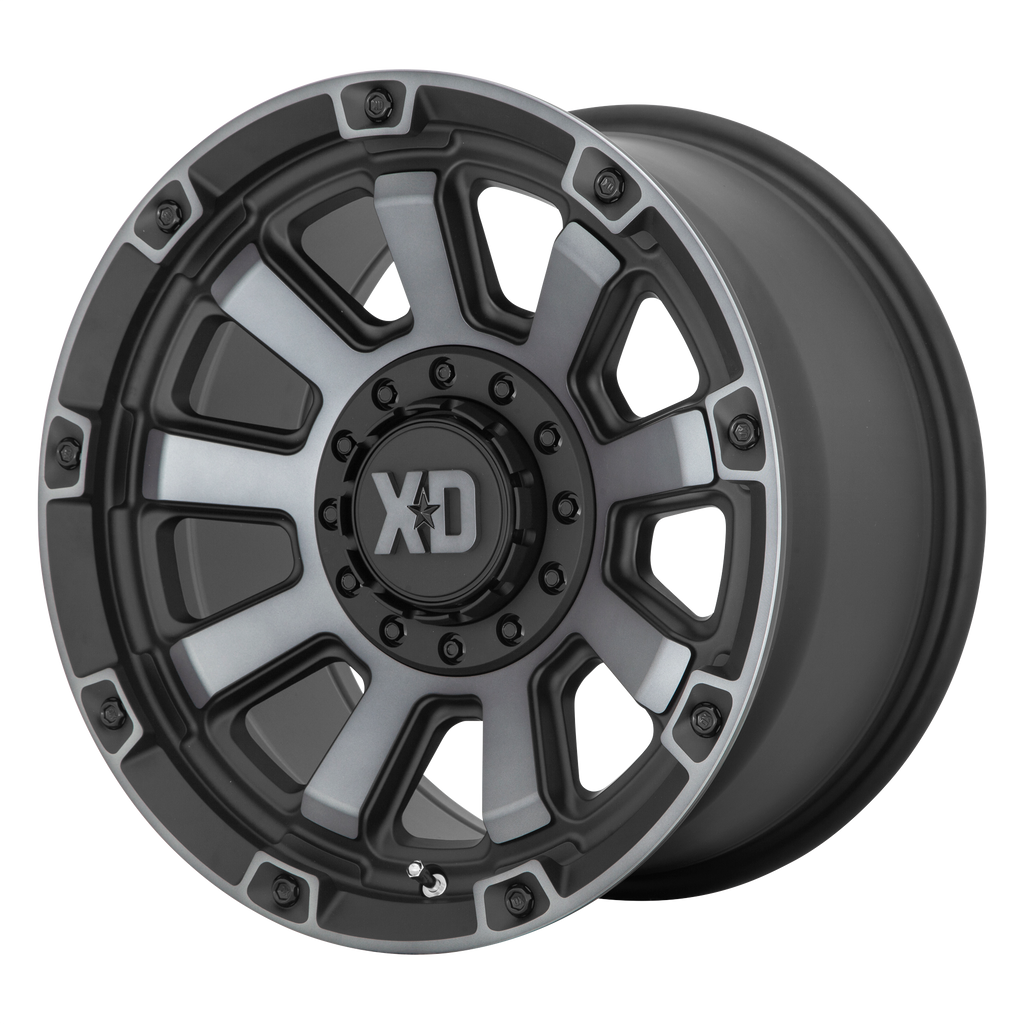 XD XD852 GAUNTLET 20x9 0 BLANK/BLANK Satin Black With Gray Tint