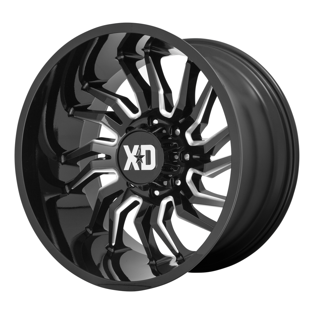 XD XD858 TENSION 20x10 -18 6x135/6X5.3 Gloss Black Milled