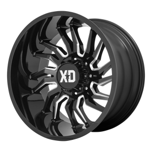 XD XD858 TENSION 20x10 -18 6x135/6X5.3 Gloss Black Milled