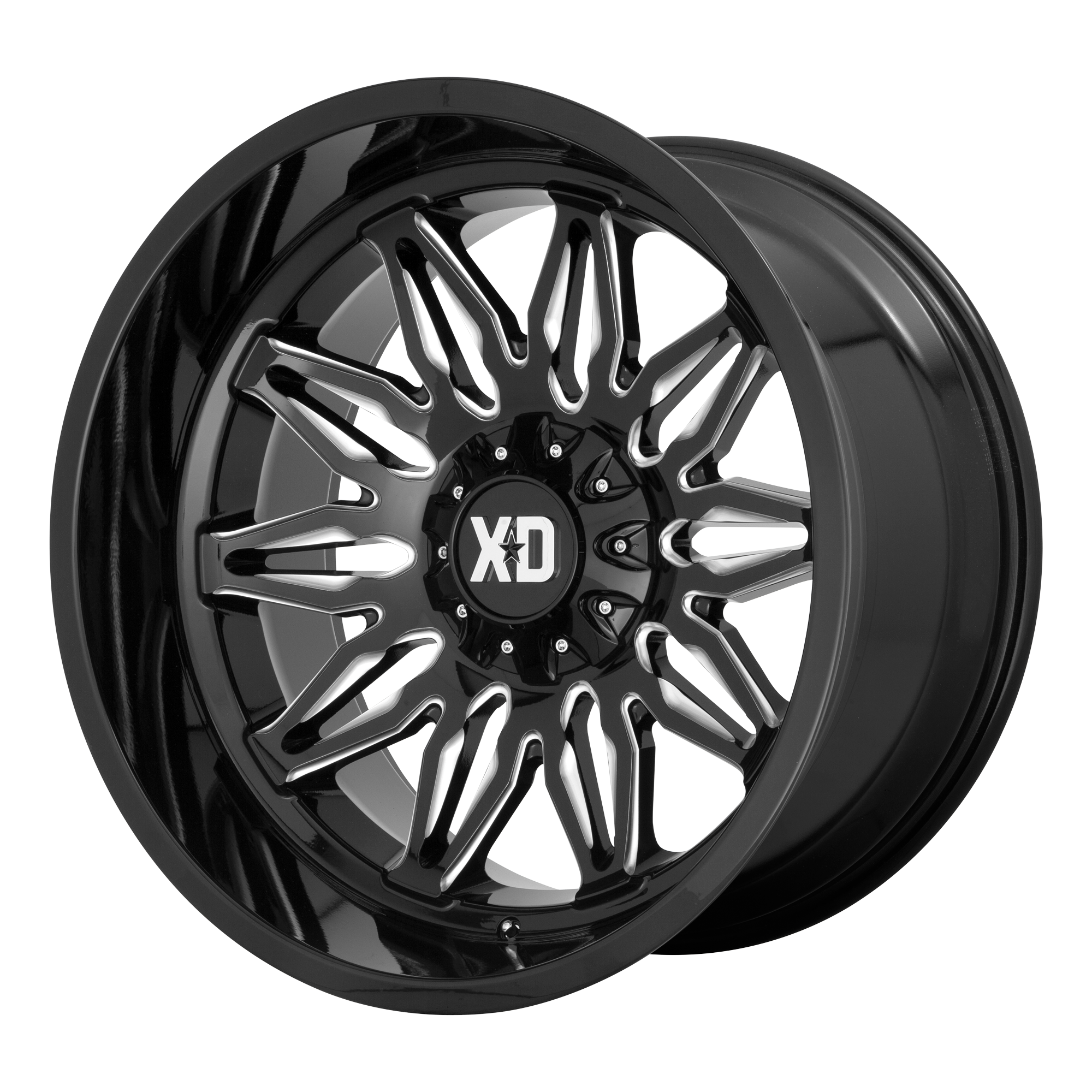 XD XD859 GUNNER 22x10 -18 6x135/6x139.7/6x135/5.5 Gloss Black Milled