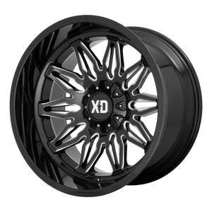 XD XD859 GUNNER 22x10 -18 6x135/6x139.7/6x135/5.5 Gloss Black Milled