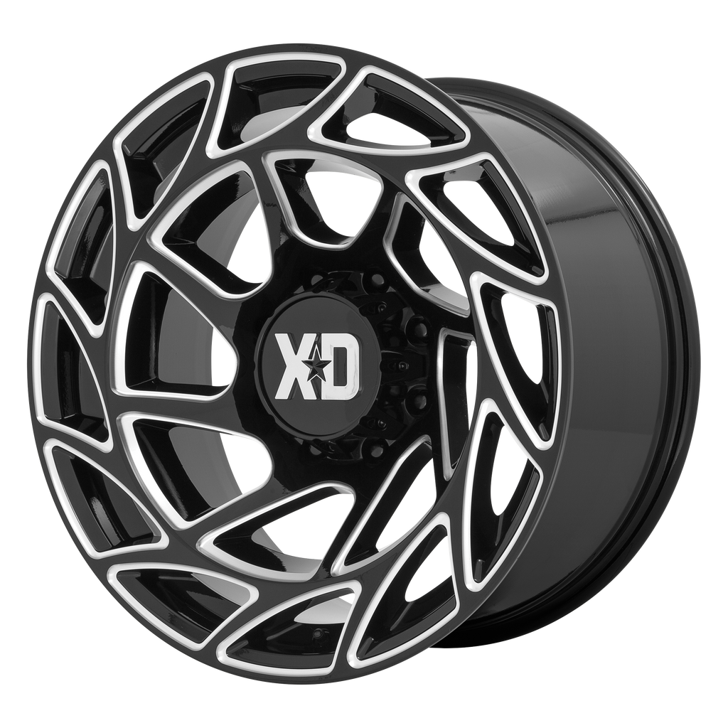 XD XD860 ONSLAUGHT 20X12 -44 6X135 GLOSS BLACK MILLED