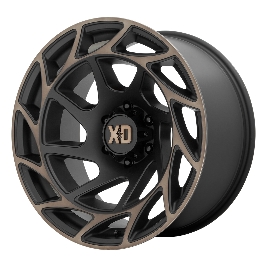 XD XD860 ONSLAUGHT 20X12 -44 6X135 SATIN BLACK WITH BRONZE TINT