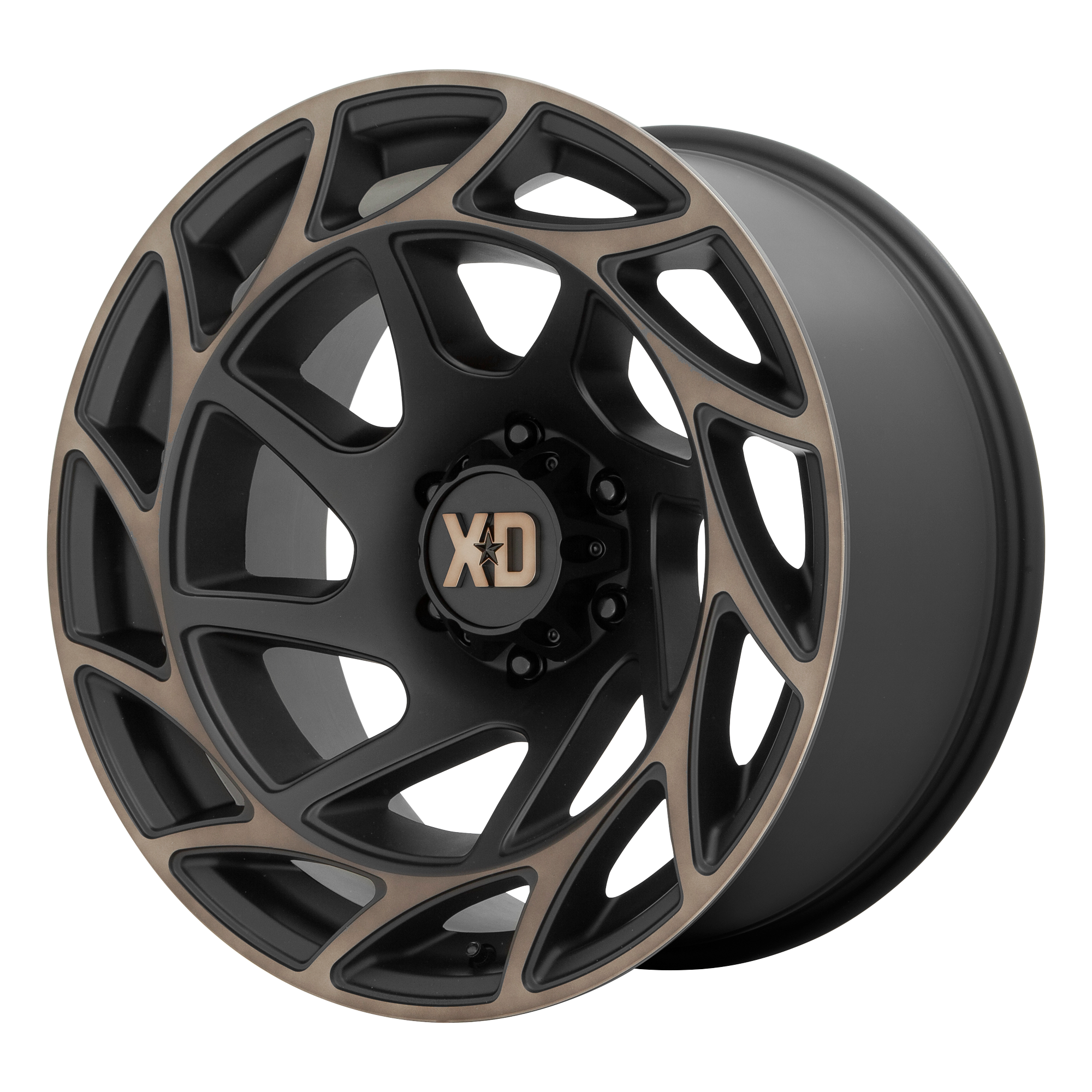 XD XD860 ONSLAUGHT 20X12 -44 6X135 SATIN BLACK WITH BRONZE TINT