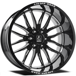 AXE Hades 22x12 -44 6X135/6X139.7 (6X5.5) Gloss Black Milled