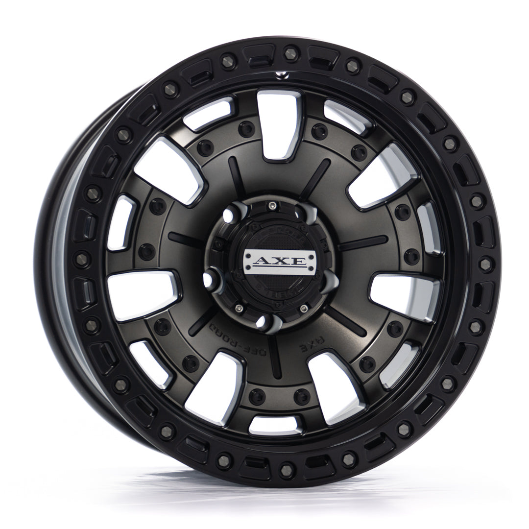 AXE HELIOS 17X9 15 5X127 BLACK TINTED