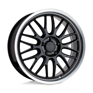 Petrol P4C 18X8 40 5X114.3/5X4.5 GLOSS BLACK W/ MACHINED CUT LIP