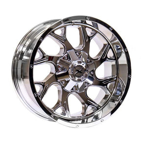 Xtreme Force Raptor 20x10 -25 8x165.1 (8x6.5) Chrome