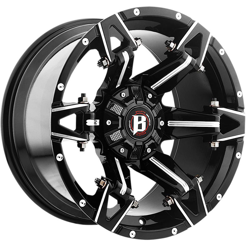 Ballistic Spartan 966 20x9 -12 6x120/6x139.7 (6x5.5) Black with Milled