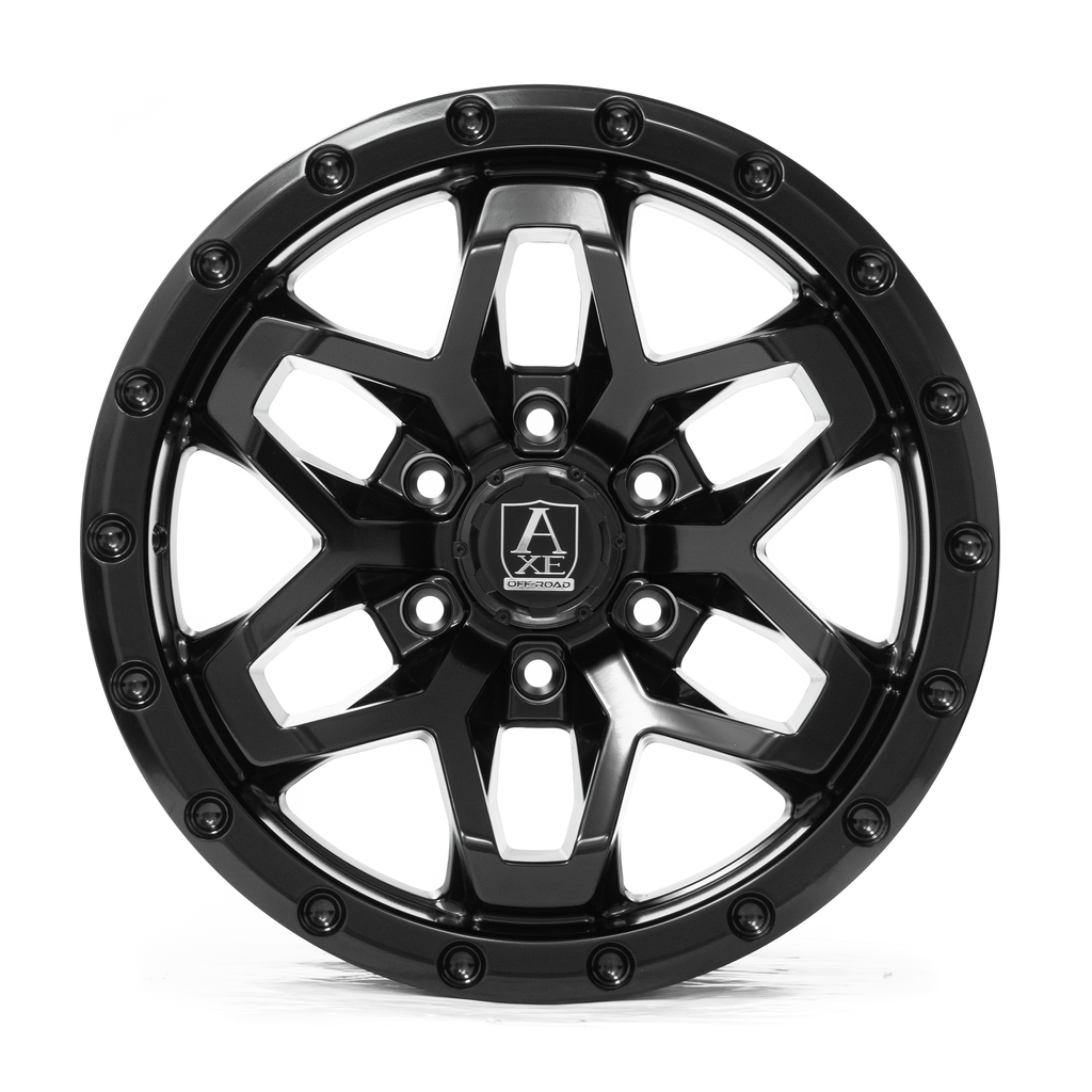 AXE SYRINKS 17X9 -15 6X139 SATIN BLACK